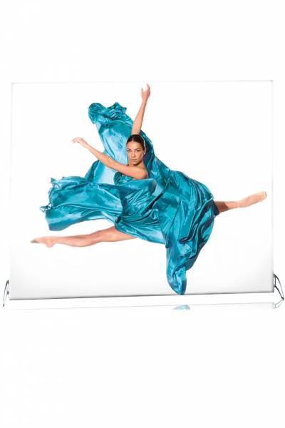 tissus tendu sur cadre en aluminium autoportant