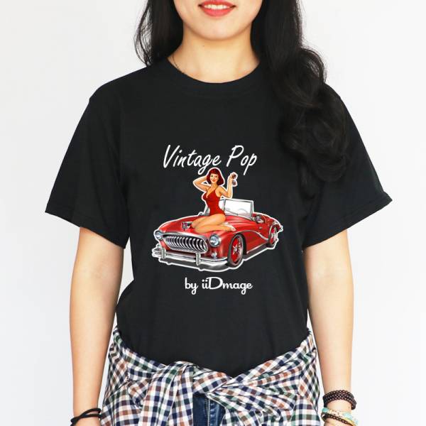 impression flocage t-shirt femme personnalisé